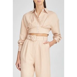 NWOT Significant Other Elora Shirt in Champagne